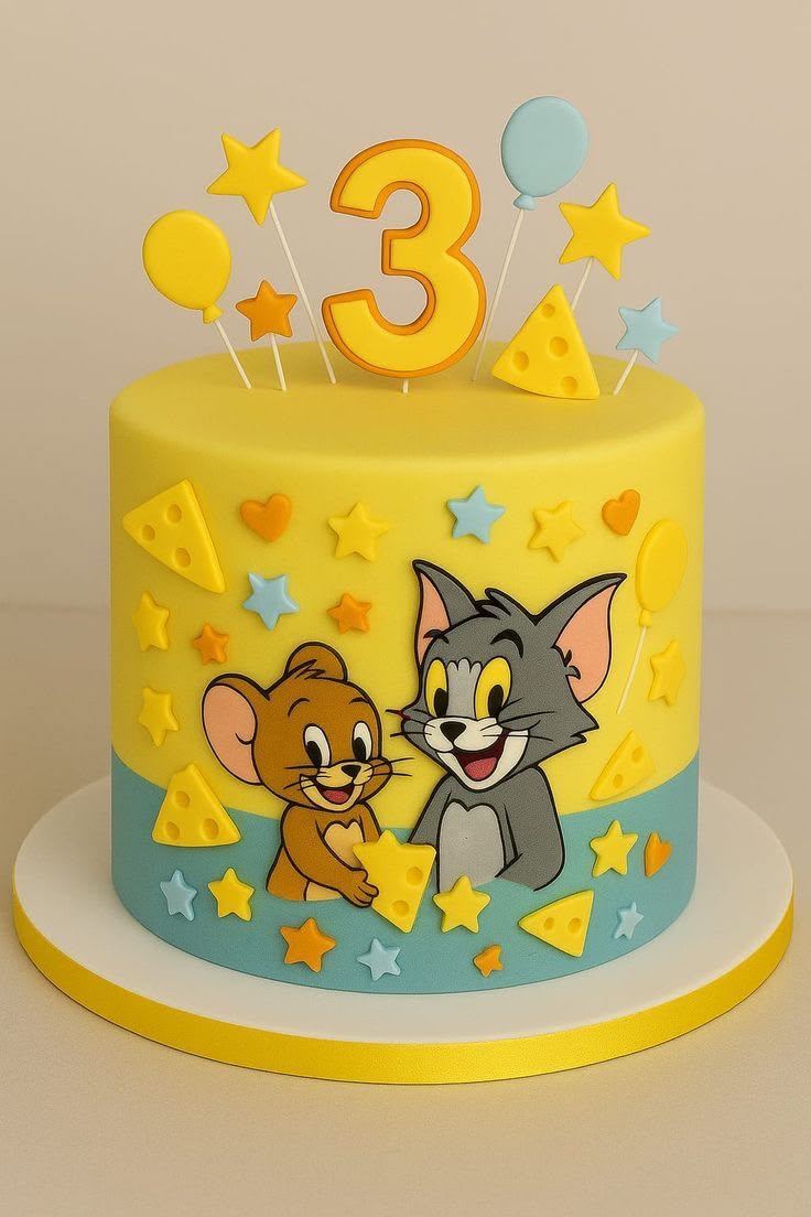Tom and Jerry birthday cake